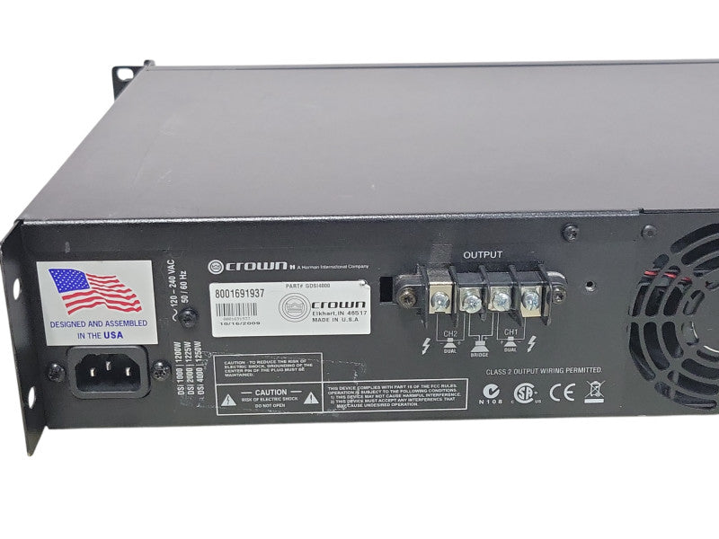 Crown DSi4000 2-Channel Power Amplifier _