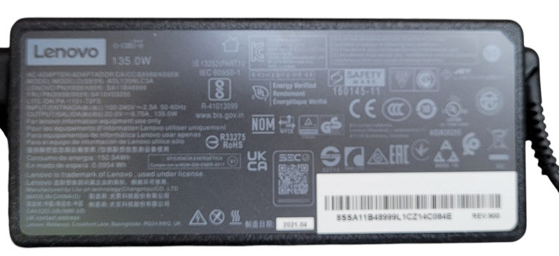 Lenovo ThinkPad Hybrid USB-C/USB-A Dock 40AF DUD9011D1 + Power Adapter