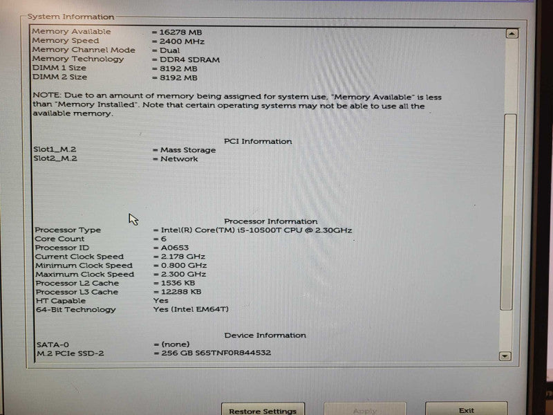 Dell OptiPlex 3080 Micro | i5-10500T @2.30GHz, 16GB DDR4, 256GB NVMe $