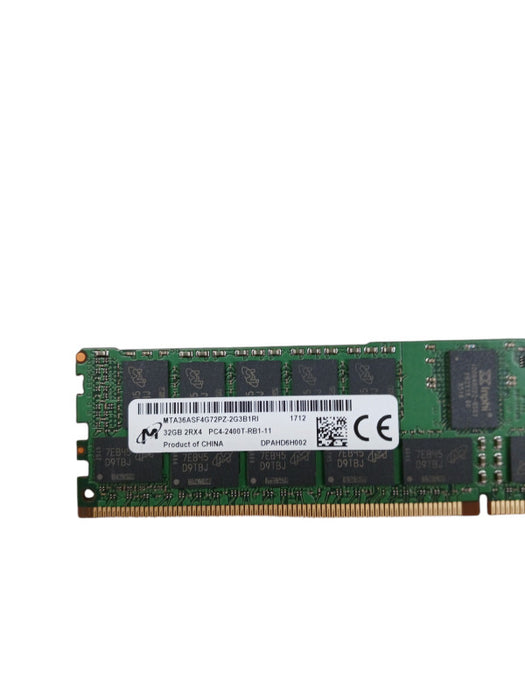 Micron 32GB 2Rx4 PC4-2400T MTA36ASFG72PZ-2G3B1RI Server Memory Q
