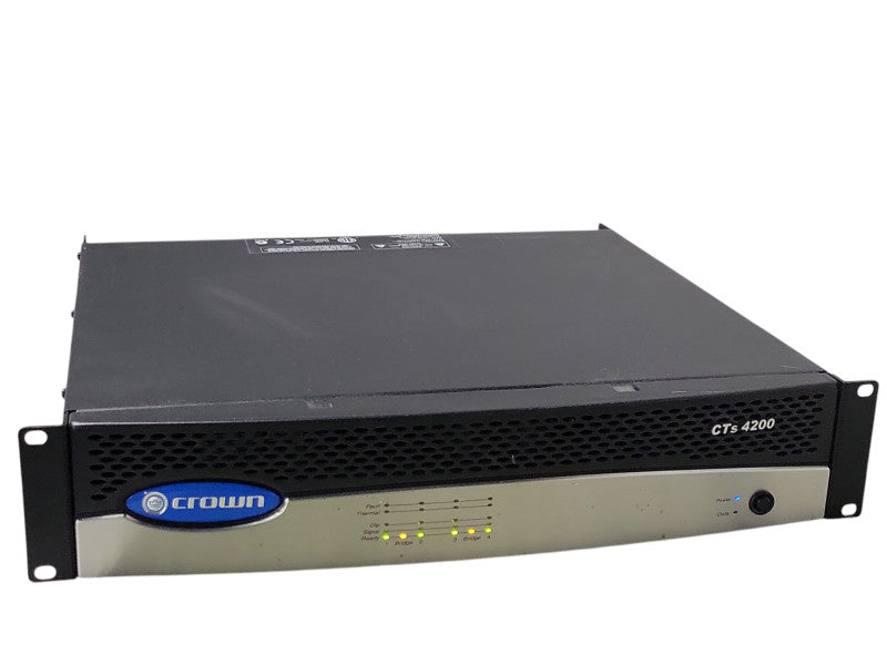 Crown CTS 4200 4-Channel Rack Mount Power Amplifier, READ _