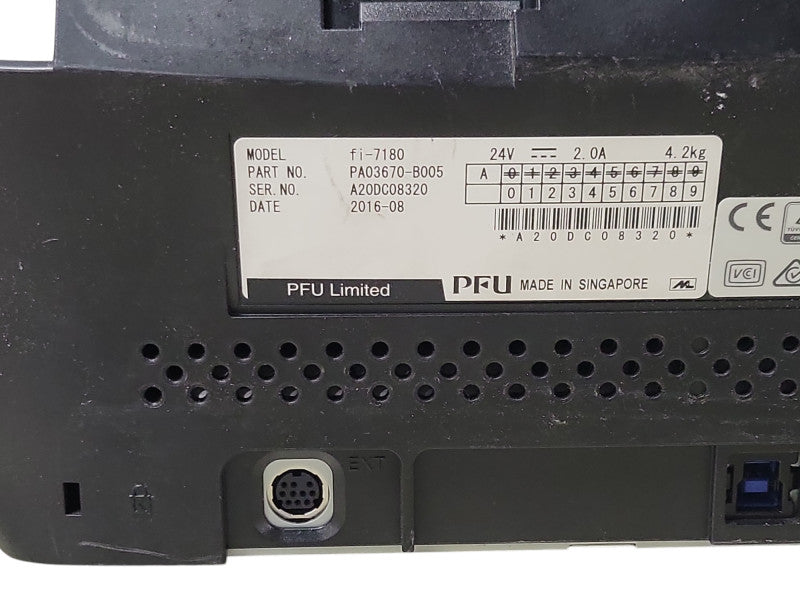 Fujitsu fi-7160 Color Duplex Document Scanner , READ _