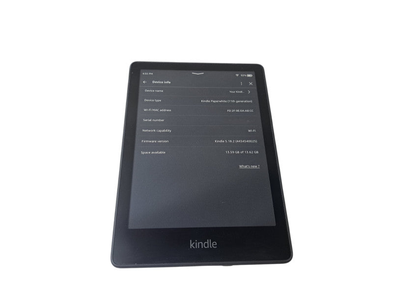 Amazon Kindle Paperwhite (11th Generation) 16GB, Wi-Fi, 6.8" Black