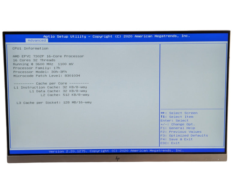 Supermicro A825-7 H11SSL-C 128GB RAM AMD EPYC 7302P Server  -