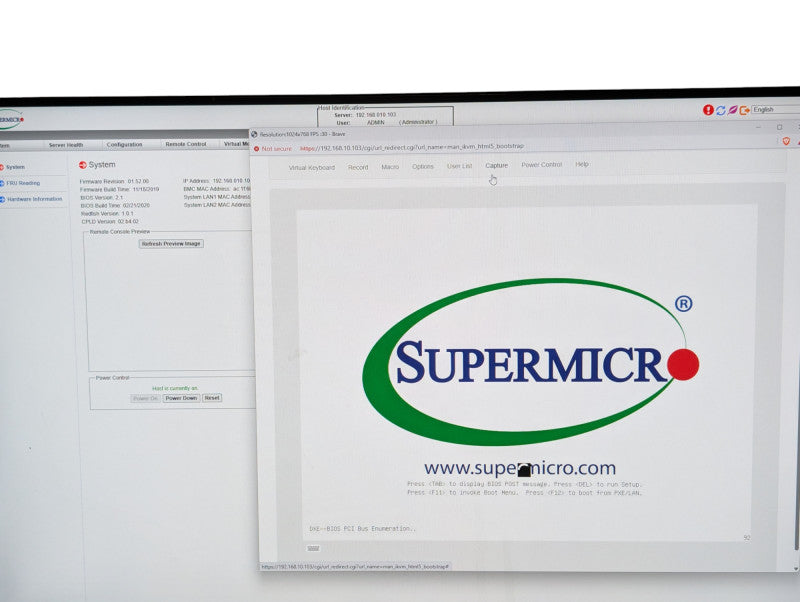 Supermicro A825-7 H11SSL-C 128GB RAM AMD EPYC 7302P Server  -