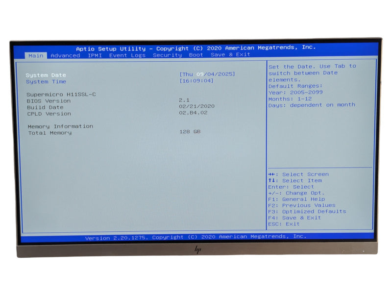 Supermicro A825-7 H11SSL-C 128GB RAM AMD EPYC 7302P Server  -