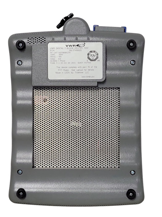 VWR Digital 1 Block heater 120V NO75838-270, missing plate _