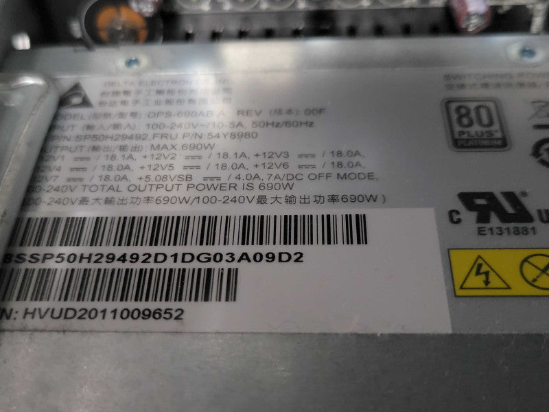 Lenovo ThinkStation P520, Xeon W-2225 4.10GHz, 32GB DDR4 Quadro K2200, 690W _
