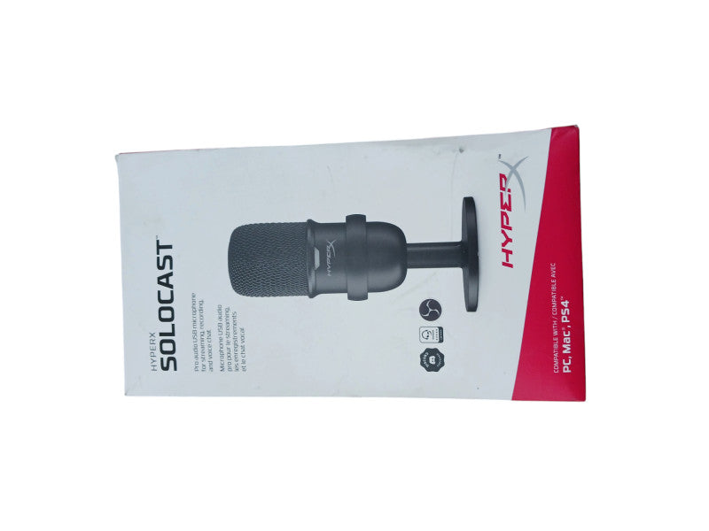 HyperX SoloCast USB Gaming Microphone - Black