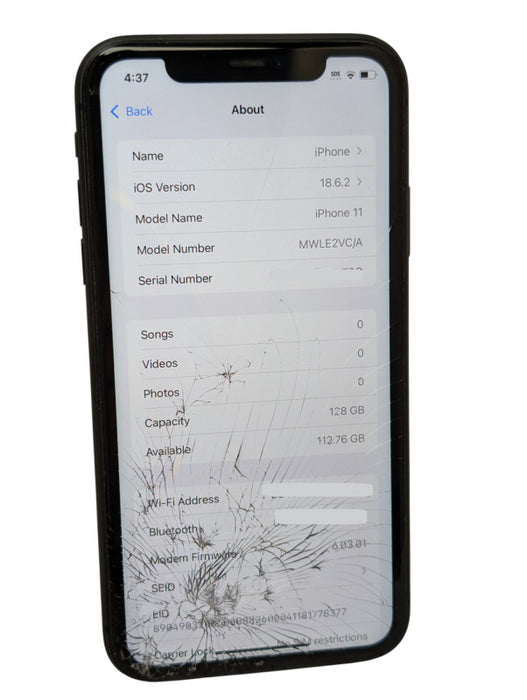 Apple iPhone 11 128GB UNLOCKED Please READ  -