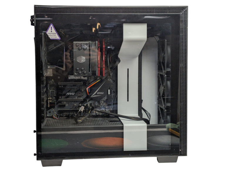 Tempered Glass Gaming PC MSI MPG Z390 Gaming EDGE AC Intel i5-9600K 16GB RA -