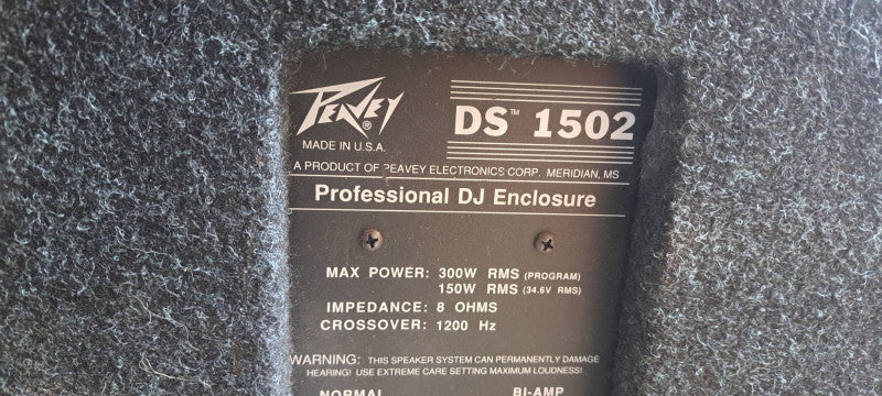 Peavey DS 1502 Two-Way Full-Range Enclosure