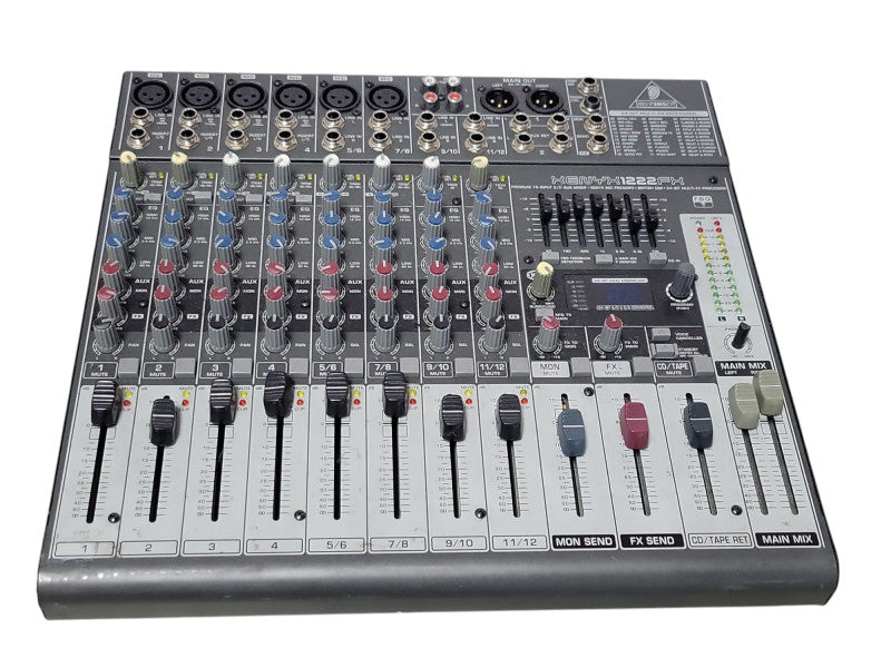 BEHRINGER XENYX 1222 FX PREMIUM 16 - INPUT 2/2 MIXER 24 BIT MULTI - FX PROC _