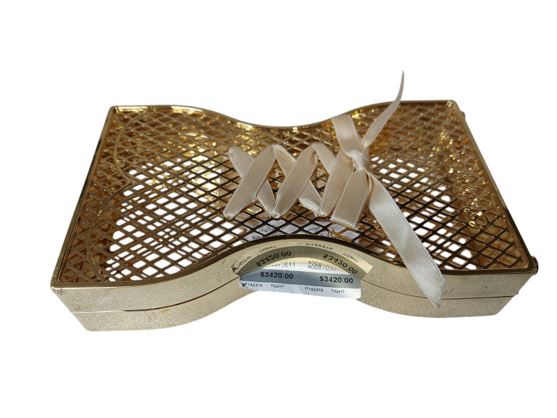 Rare Gold Clutch Purse C. Olympia Polaroid Clutch  =