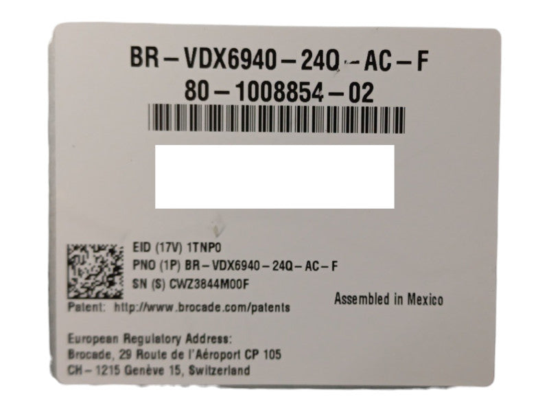 Brocade BR-VDX6940-24Q-AC-F Switch, READ