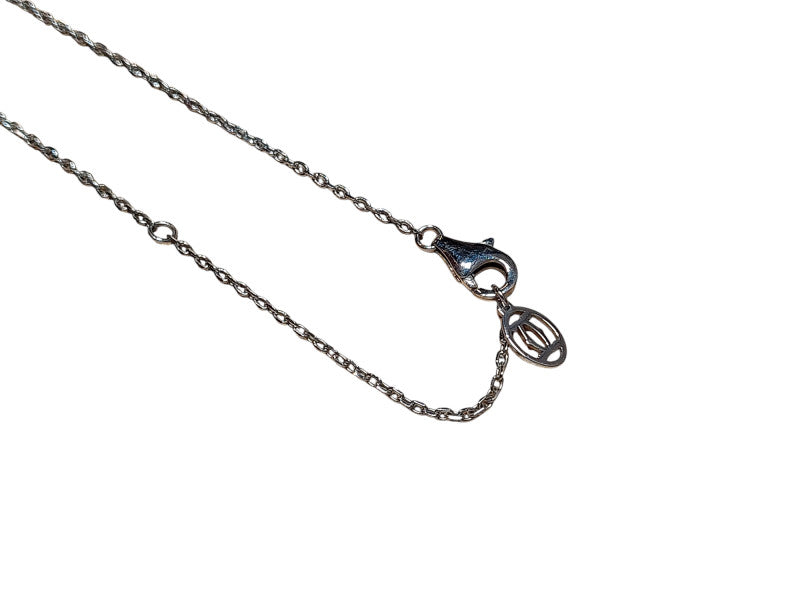 Authentic Cartier LOVE Necklace 18K White Gold & 3 Diamond  =