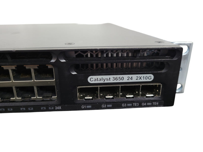 Cisco Catalyst WS-C3650-24TD-E V04 2x10G Uplink Ports Switch !