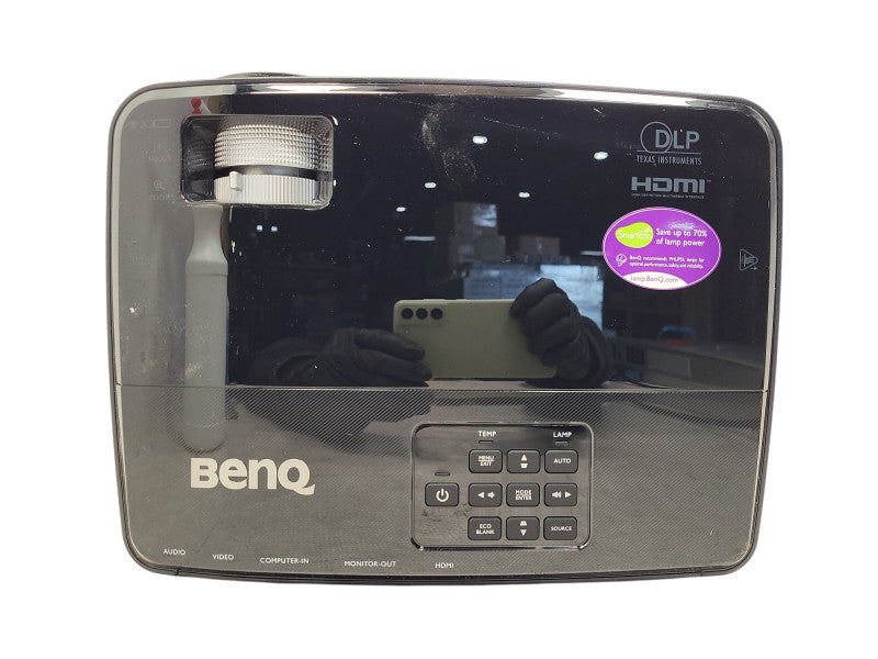 BenQ MW519 WXGA 3D Multi-Region DLP Projector No remote Lamp hour: 56h $