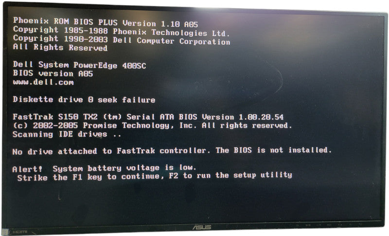 Dell PowerEdge 400SC - Pentium 4 2.8GHz 512MB Ram No HDD %