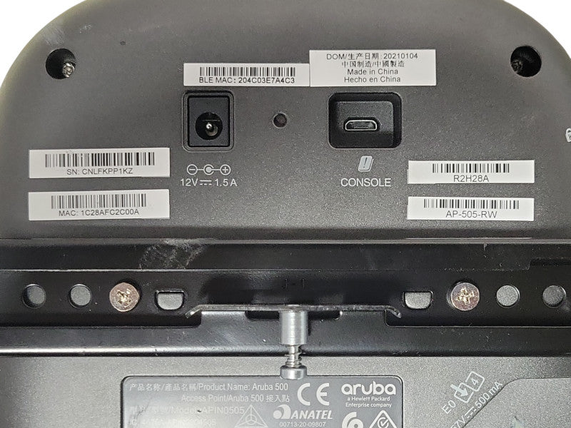 Aruba Networking AP‑505 (RW) Dual Radio 2x2 802.11ax Internal Antennas AP Q_