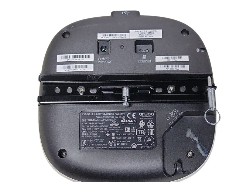 Aruba Networking AP‑505 (RW) Dual Radio 2x2 802.11ax Internal Antennas AP Q_