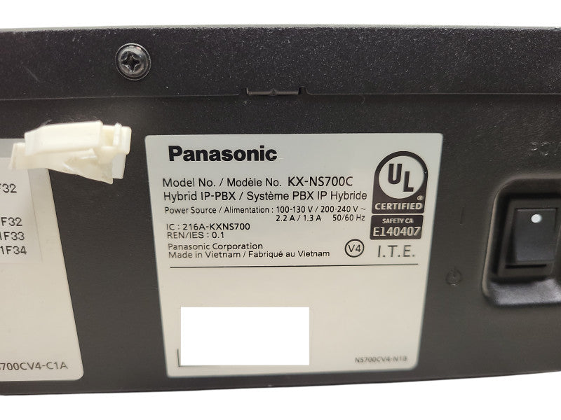 Panasonic KX-NS700 Hybrid IP-PBX Phone System Ethernet READ Q$