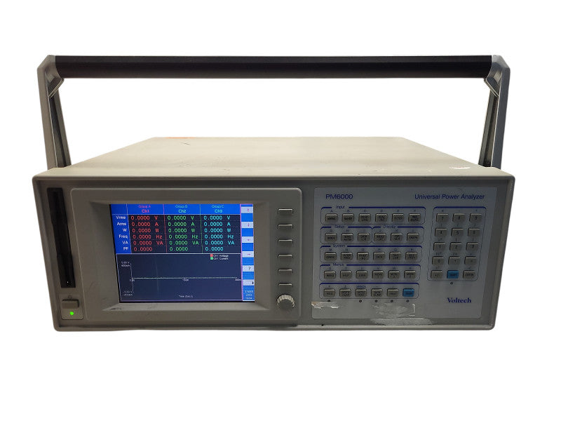 Voltech PM6000 Universal Power Analyzer, 3 Channel READ $