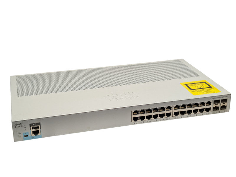 CISCO Catalyst 2920-L 24 Port Gigabit Network Switch WS-C2960L-24TS-LL Q-
