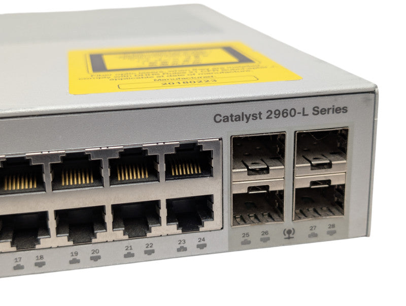 CISCO Catalyst 2920-L 24 Port Gigabit Network Switch WS-C2960L-24TS-LL Q-