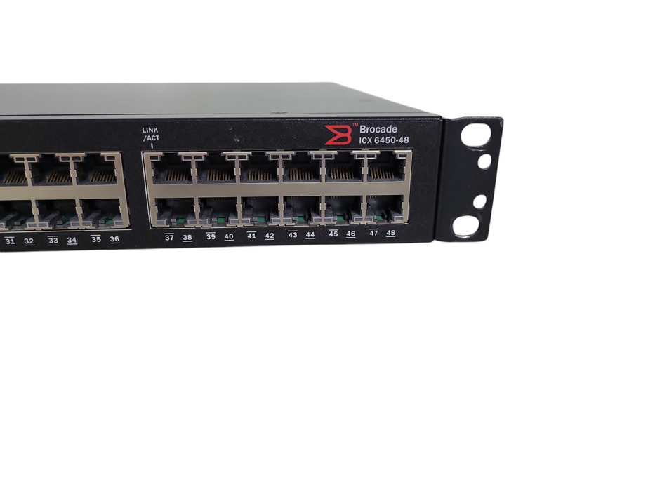 Brocade ICX6450-48 ICX 6450-48 Ethernet Switch, 48-Port Gigabit, 4-Port SFP+ !