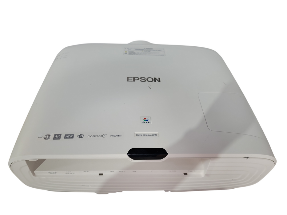 Epson Home Cinema 4010 4K PRO-UHD Projector w/ Remote Lamp Hours: 3194 READ !