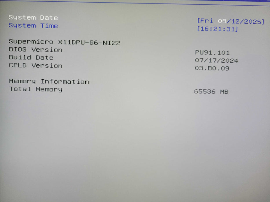NUTANIX SUPERMICRO 1U  SERVER X11DPU-G6-NI22 2x Xeon Gold 5120  64GB RAM  !