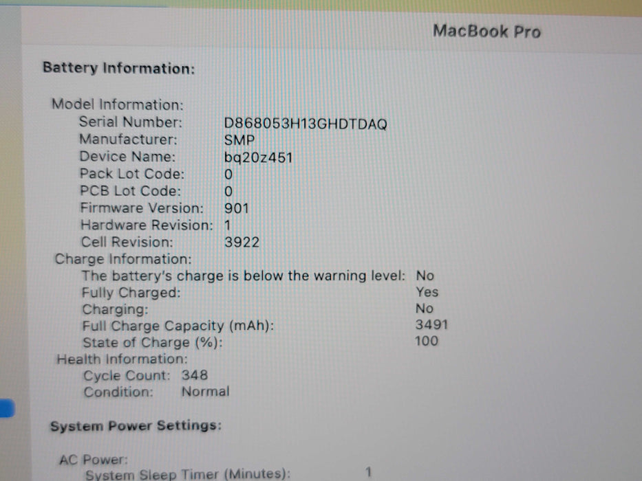 Apple Macbook Pro 2017 13" 2-Core i7-7567U @ 3.5GHz 8GB RAM 500GB SSD (