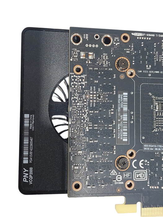 NVIDIA Quadro P2000 5GB GDDR5 Graphics Card 4x Display Port PCI Express 3.0 =