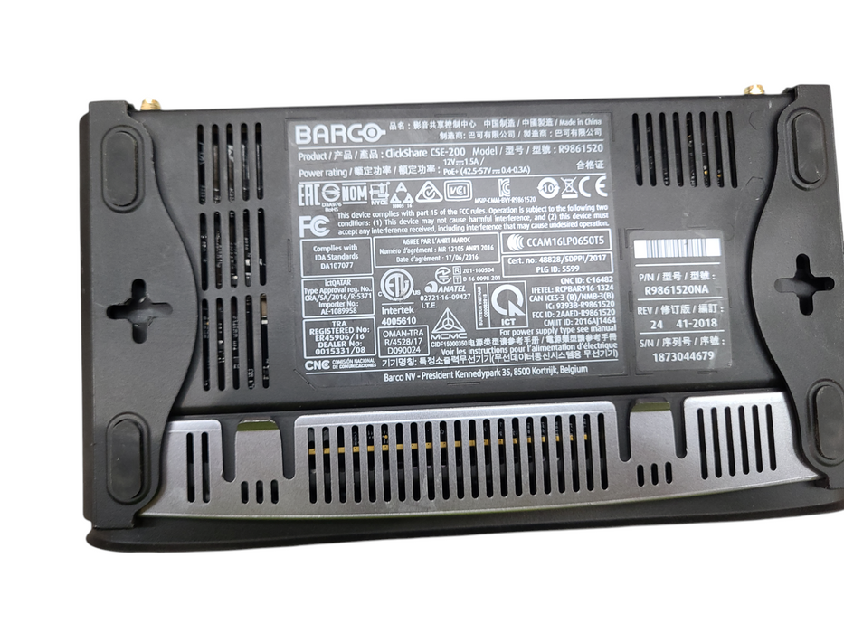 Barco Clickshare CSE-200 Wireless Presentation System