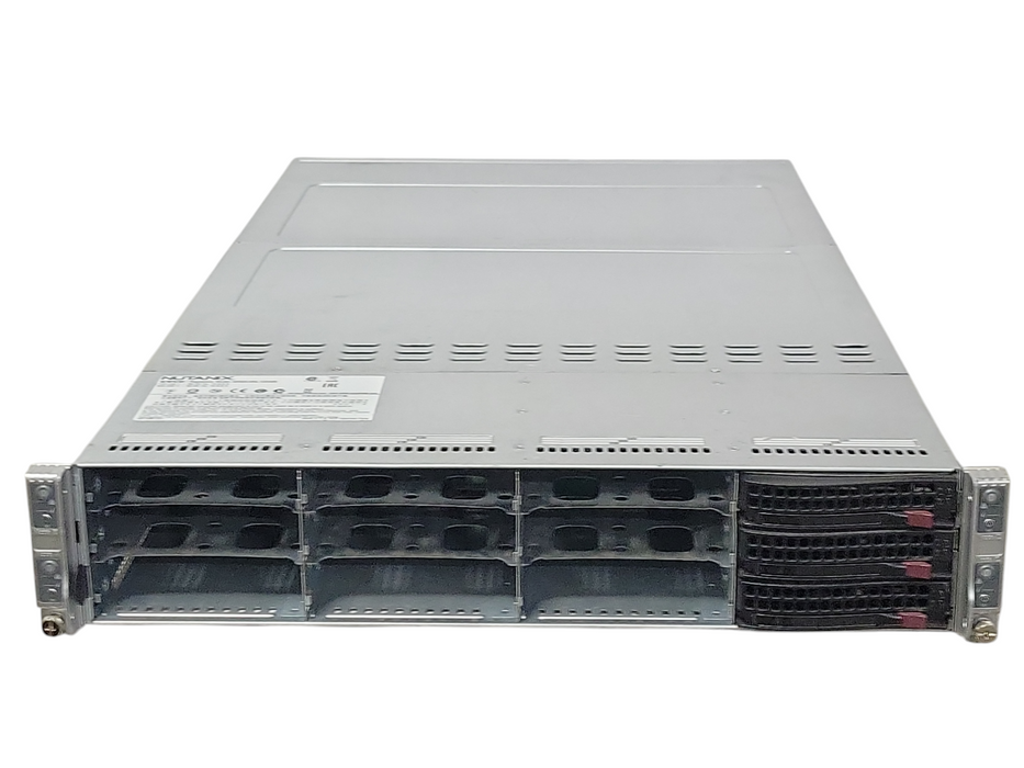nutanix/Supermicro 3-Node 6x Xeon E5-2620v3 2.40GHz, 352GB DDR4, 2x PSU SEE _