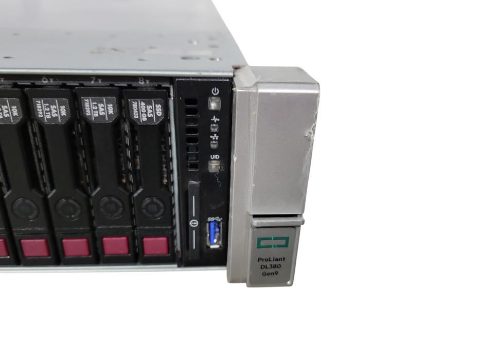 ProLiant DL380 Gen9 - 2x Xeon E5-2680 v3 32GB DDR4 B140i P440ar 2x800W PSU !