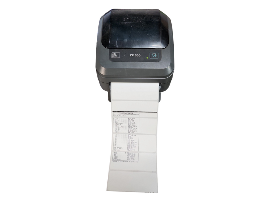 Zebra ZP 500 Thermal Barcode Label Printer, 120740-001