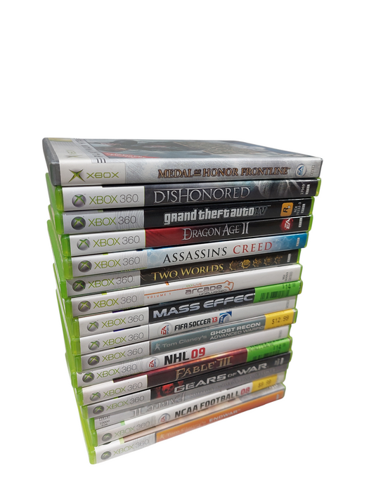 Bundle of 46  Random Titles Xbox 360 Video Games  =