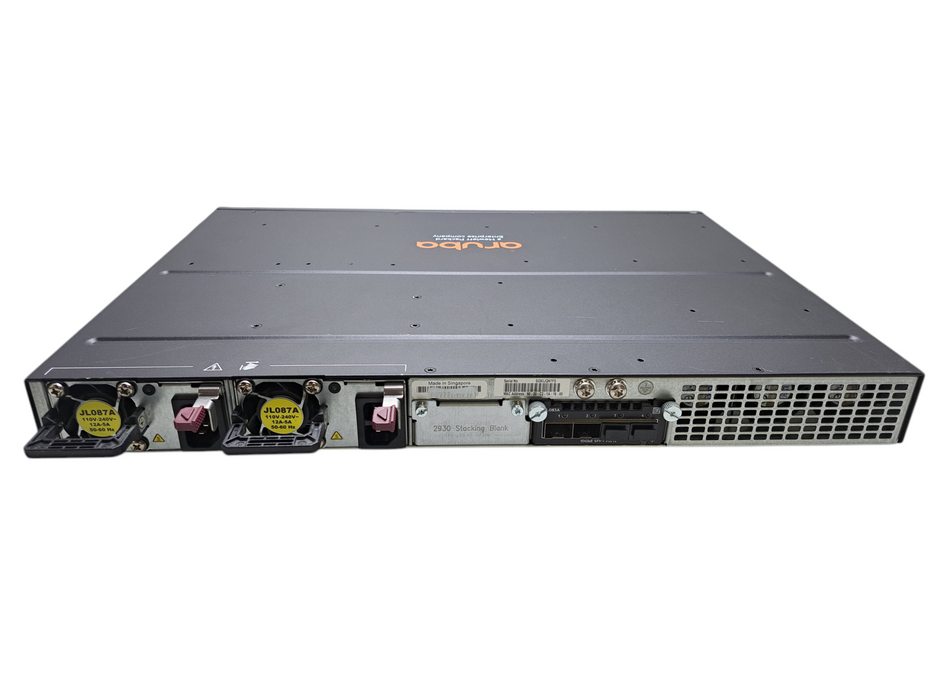 HPE Aruba JL322A 2930M 48G PoE+ Switch 4x10GbE-SFP+ JL083A Module | 2x PSU )