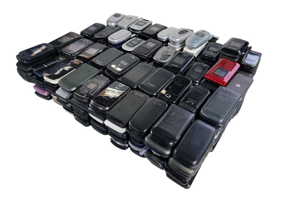 Lot of 200x Flip Phones [Untested] (