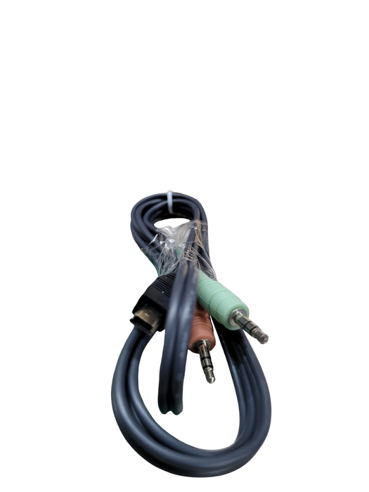 StarTech 2 Port Black USB KVM Switch Kit with Audio and Cables