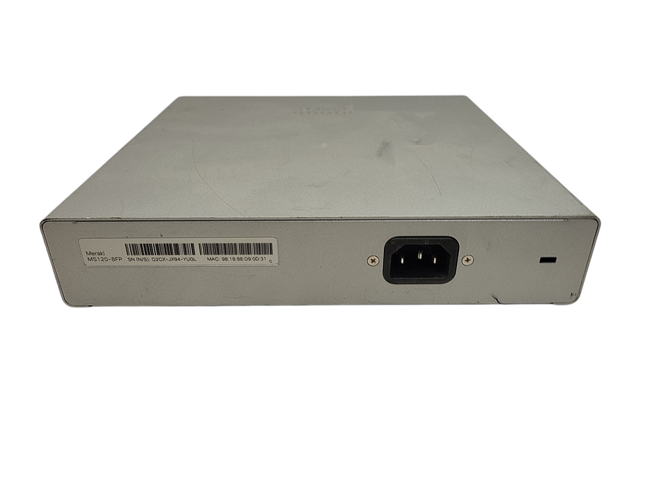 Unclaimed Cisco Meraki MS120-8FP-HW 8-Port PoE Managed Switch $