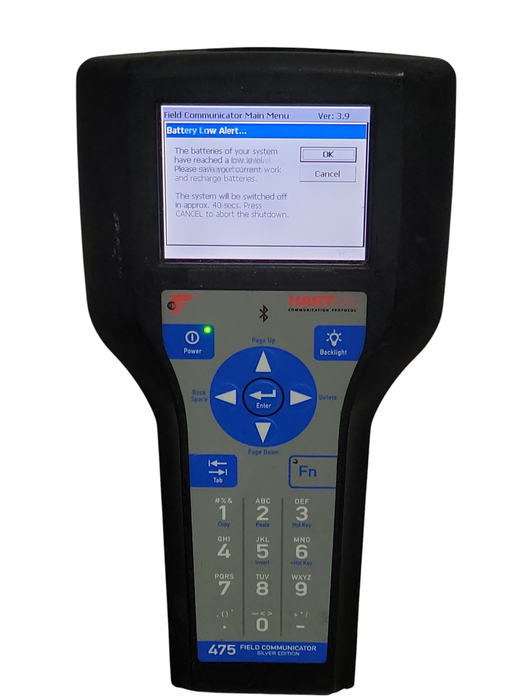 Emerson HART 475 Field Communicator Device with battery, READ _