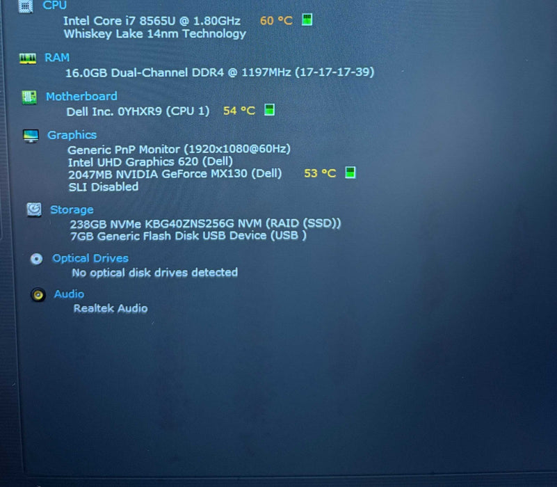 Dell Latitude 3400 i7-8565U@1.8GHz GeForce MX130 2GB GPU 16GB RAM 256GB SSD Q Lap200