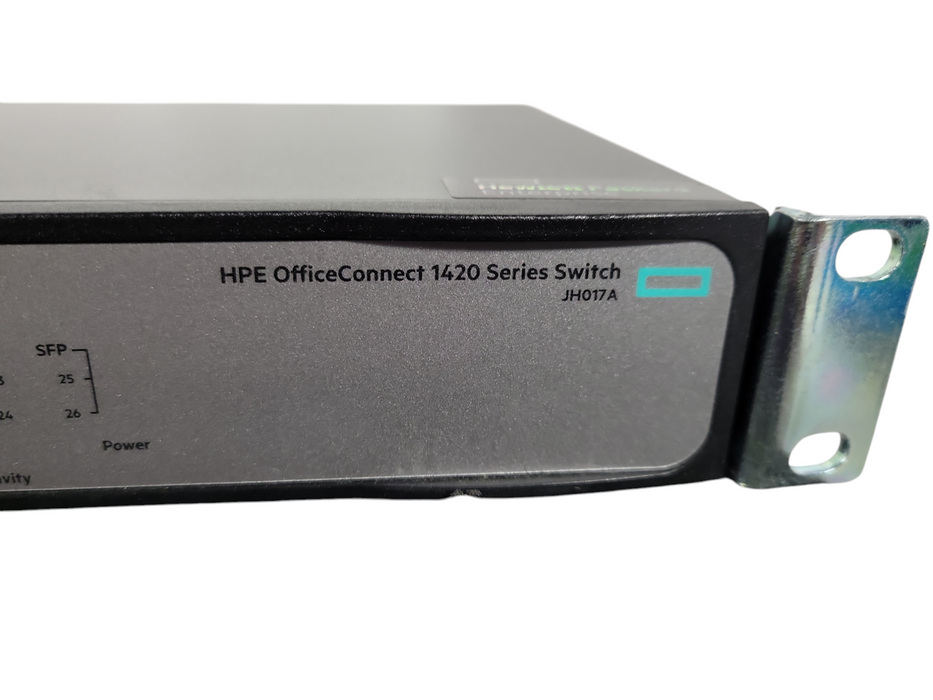 HP HPE JH017A OfficeConnect 1420 Series 24G 24xGbE 2xSFP Network Switch !