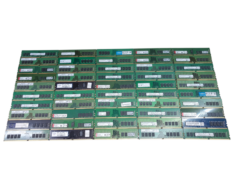 Lot of 50x, Assorted 16GB DDR4 Desktop RAM