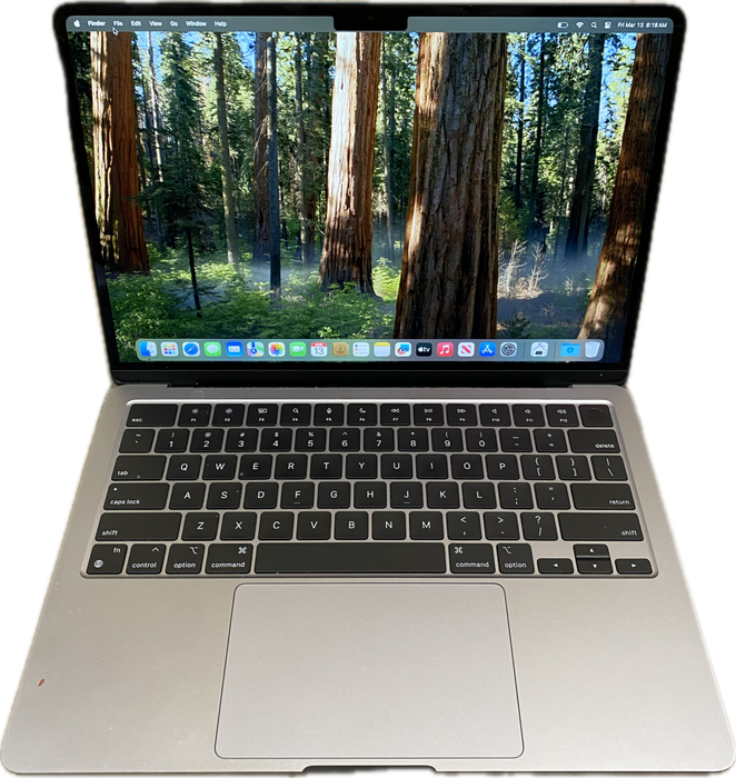 Apple MacBook Air 13" M2 2022 Space Gray 8GB RAM 256GB SSD No Power Adapter