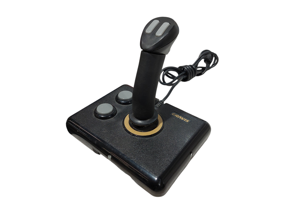 Vintage Advanced Gravis Computer Tech Joystick Black =