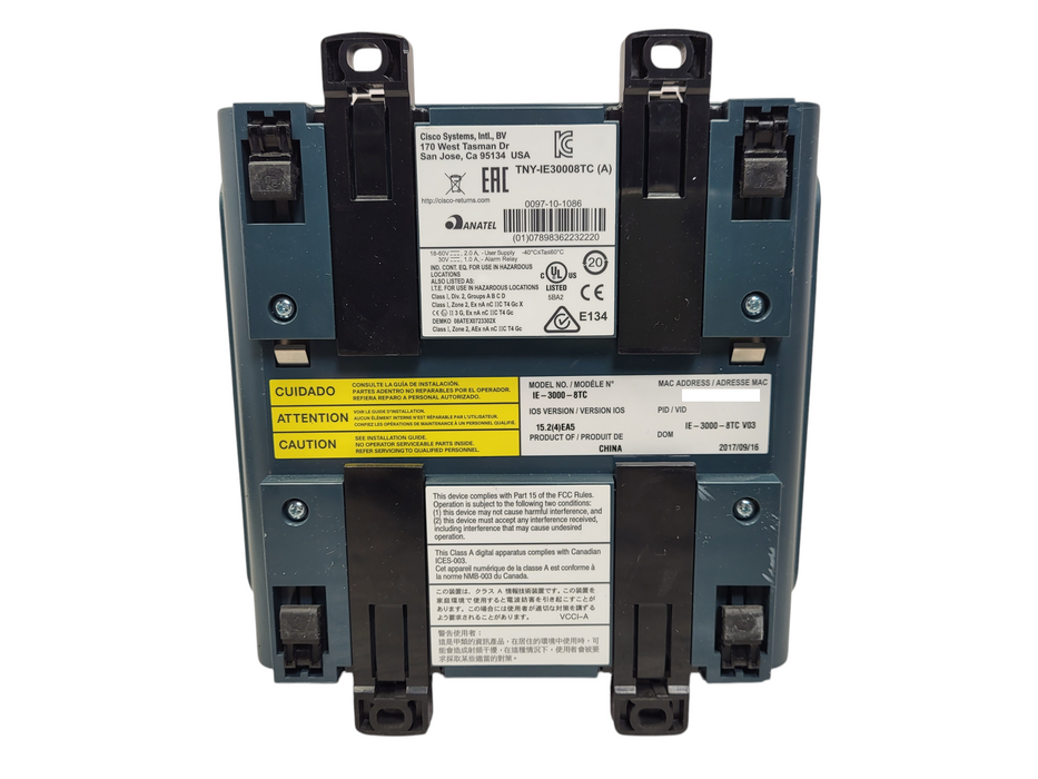 Cisco IE-3000-8TC 8-Port Industrial Ethernet 3000 Series Switch Q$